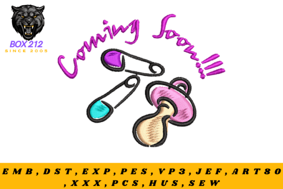 Baby Belongings Digital Embroidery Design Review