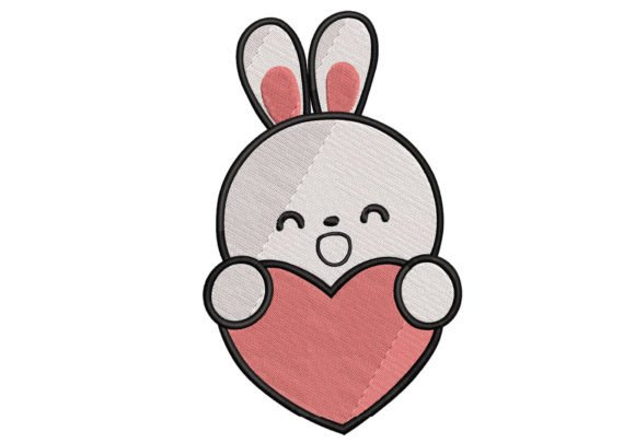 Cute Cat Valentine s Embroidery