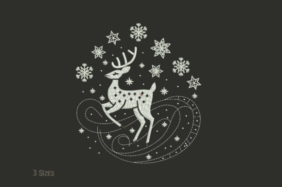 Deer Winter Machine Embroidery Design Review