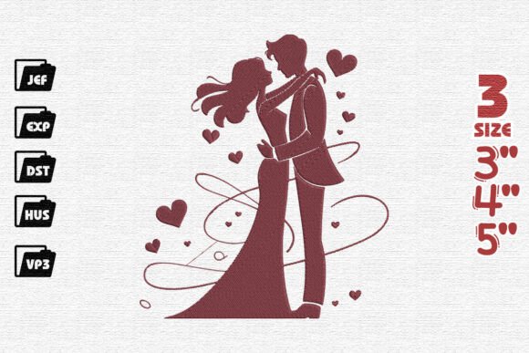 Forever in Love Romantic Couple Embroidery Review