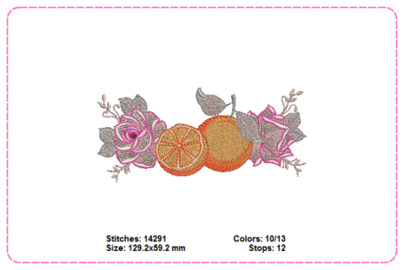 Mangosteen Fruit Embroidery Design Review