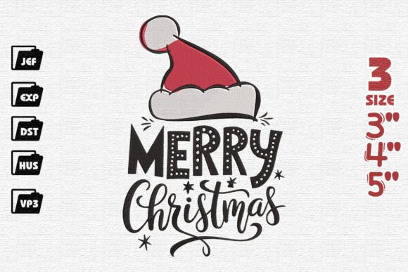 Santa Hat Embroidery Review for Craft Fairs