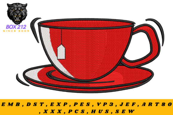 Teacup Digital Embroidery Design Review