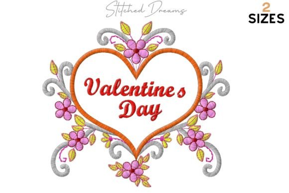 Valentine s Heart Embroidery Design