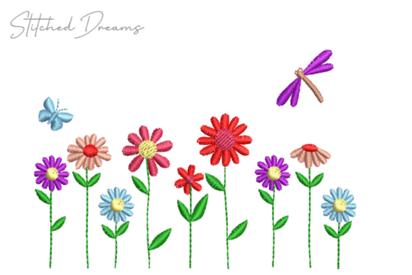 Wildflowers Digital Embroidery Design Review